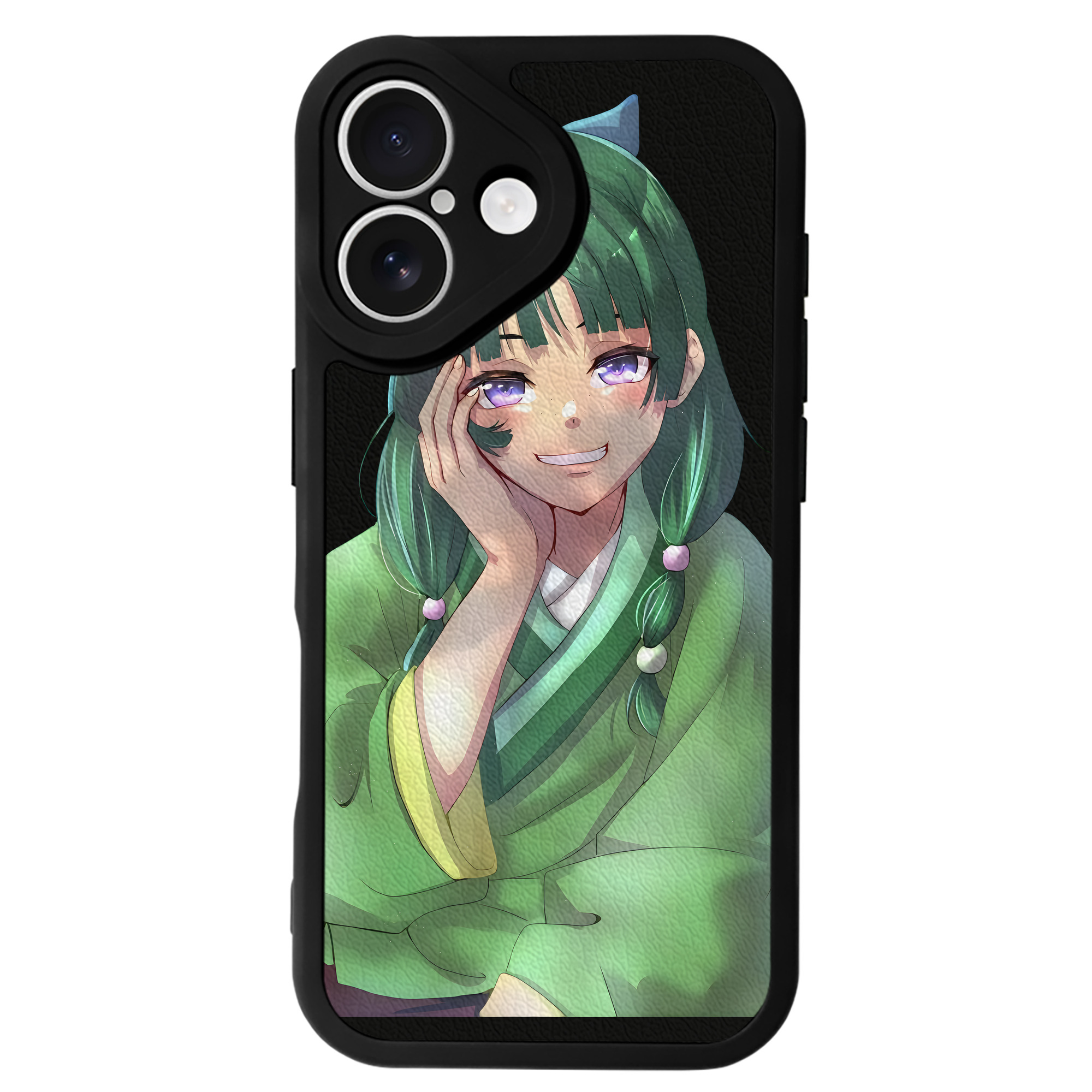 （画像用） 薬屋のひとりごと The Apothecary Diaries 【iPhone 16シリーズ対応】シリコンスマホケース（レザー調） 材質：シリコン